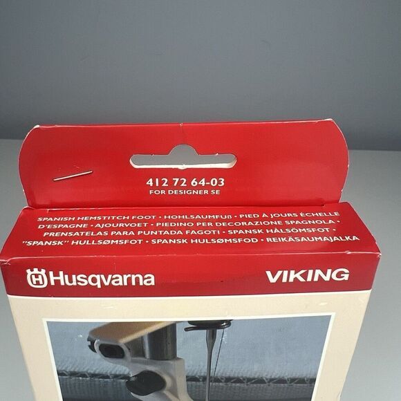 Genuine Spanish Hemstitch Foot w Plate Viking Husqvarna Sewing Machine 412726403 - Picture 3 of 3